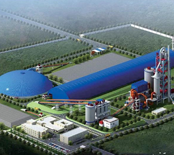 內蒙古武蘭3500tpd 新型干法水泥熟料生產線