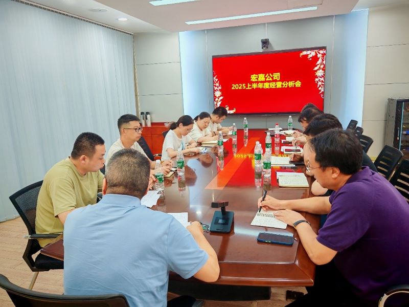 宏嘉公司召開 2025 上半年經(jīng)營分析會 聚力攻堅啟新程